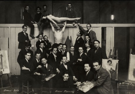 The Ecole Nationale des Beaux Arts de Paris, c.1920