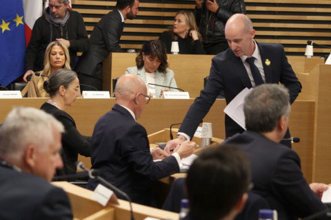 Eric Ciotti, first City Council meeting following his election, 27 March 2026