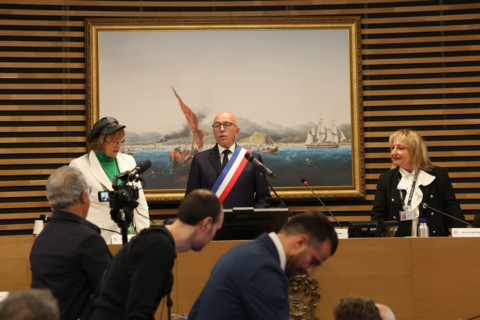 Eric Ciotti, first City Council meeting following his election, 27 March 2026