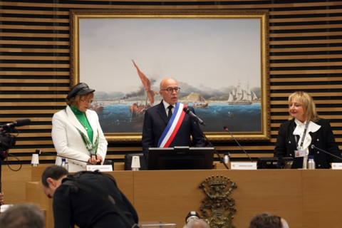 Eric Ciotti, first City Council meeting following his election, 27 March 2026
