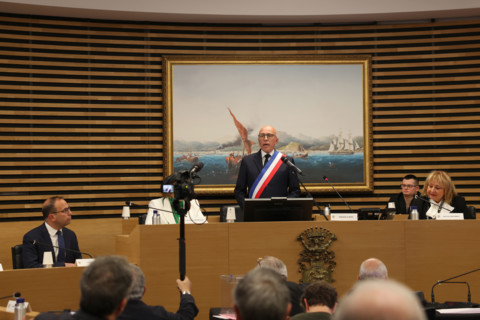 Eric Ciotti, first City Council meeting following his election, 27 March 2026