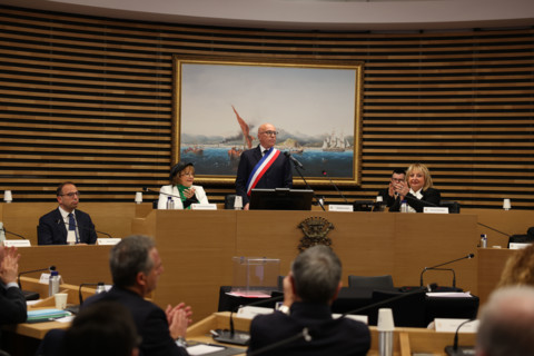 Eric Ciotti, first City Council meeting following his election, 27 March 2026