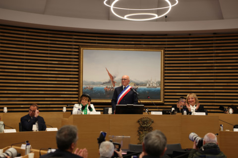 Eric Ciotti, first City Council meeting following his election, 27 March 2026
