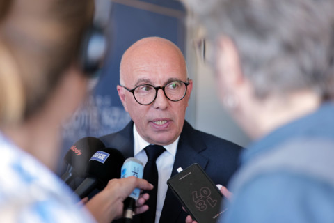 Eric Ciotti, Hôtel Aston, Nice, April 16, 2026