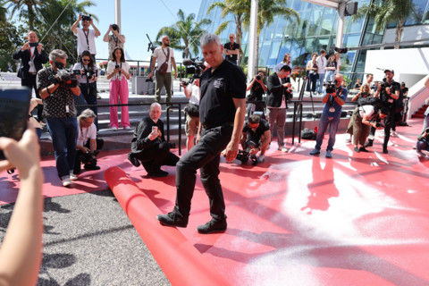 Festival de Cannes 2026, installation du tapis rouge