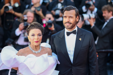 Joan Collins and Laurent Lafitte