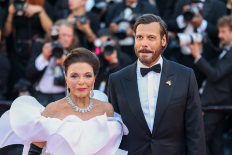 Joan Collins and Laurent Lafitte