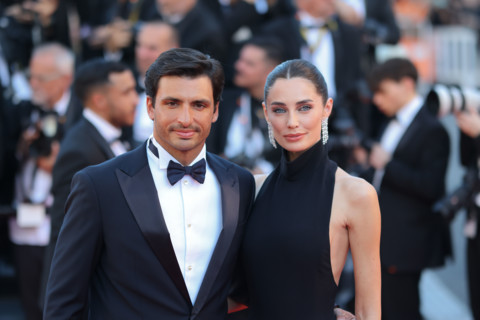 Carlos Sainz Jr. and Rebecca Donaldson