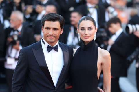 Carlos Sainz Jr. and Rebecca Donaldson