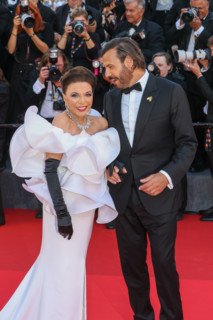 Joan Collins and Laurent Lafitte