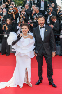 Joan Collins and Laurent Lafitte