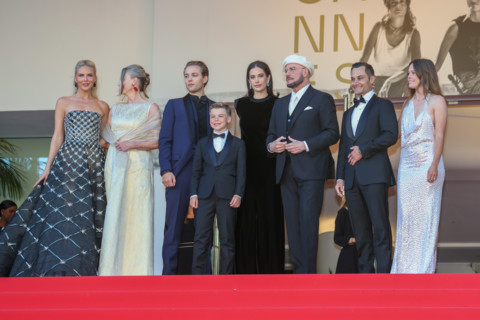 Cast of the film 'Propeller One-Way Night Coach'
