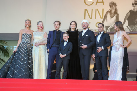 Cast of the film 'Propeller One-Way Night Coach'