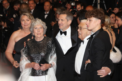 Guillaume Canet with his family