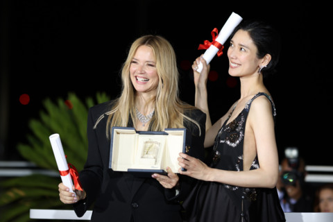 Virginie Efira and Tao Okamoto