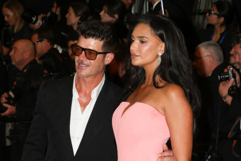 Robin Thicke and April Love Geary