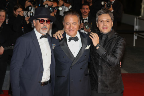 Paul Soriano, Andy García, and Jai Stefan