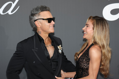 Robbie Williams and Ayda Field Williams