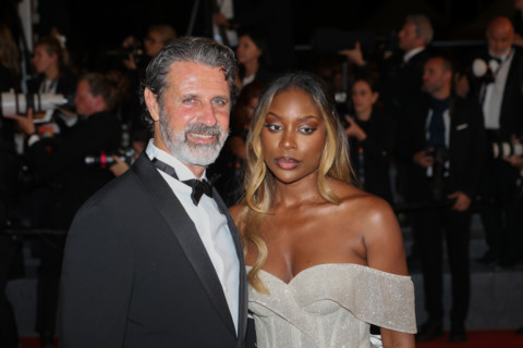 Patrick Mouratoglou and Linda Nobat attend the "The Man I Love" screening during the 79th annual