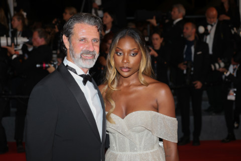 Patrick Mouratoglou and Linda Nobat attend the "The Man I Love" screening during the 79th annual