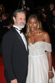 Patrick Mouratoglou and Linda Nobat attend the "The Man I Love" screening during the 79th annual