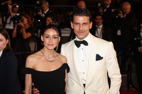 Olivia Palermo (in Nicolas Jebran) and Johannes Huebl attend the "The Man I Love" screening during
