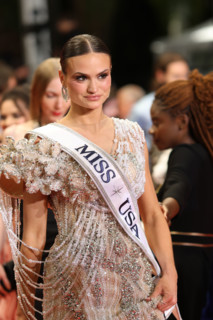 Audrey Eckert, Miss USA attends the "Roma Elastica" screening during the 79th annual Cannes Film