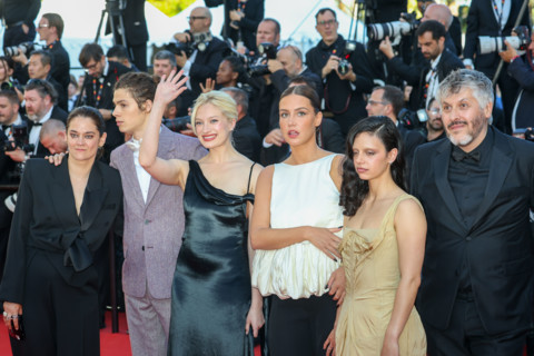 L'équipe du film 'Mariage au Goût d'Orange'