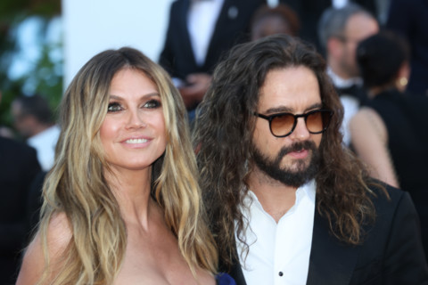 Heidi Klum and Tom Kaulitz attend the "La Bataille De Gaulle: L'Âge De Fer" (De Gaulle: Tilting
