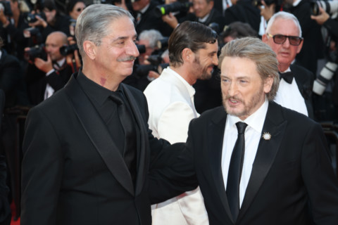 Simon Abkarian,  Benoît Magimel  attending the red carpet for the film 'La Bataille de Gaulle: