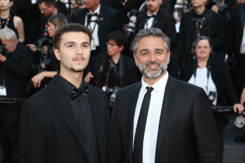 Olivier Nakache and his son Samuel