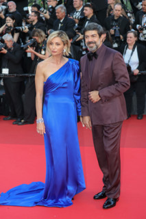 Italian actress Anna Ferzetti (in Valentino) and italian actor Pierfrancesco Favino at Closing