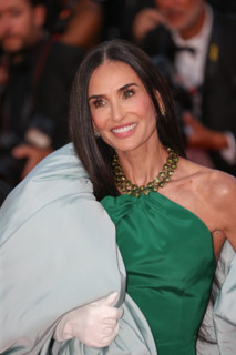Jury Member Demi Moore (in Balenciaga) attends the closing ceremony of the 79th annual Cannes Film