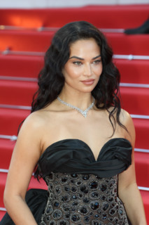 Shanina Shaik (in Zuhair Murad) attends the "Fjord" screening during the 79th annual Cannes Film