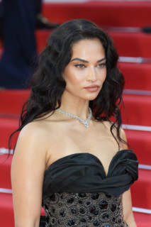 Shanina Shaik (in Zuhair Murad) attends the "Fjord" screening during the 79th annual Cannes Film