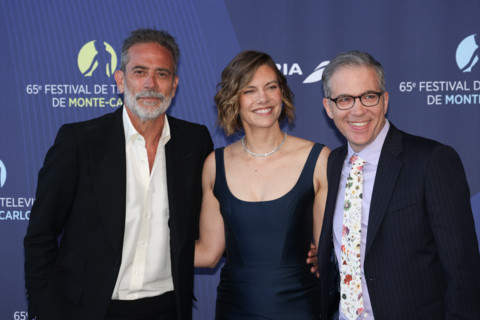 Jeffrey Dean Morgan, Lauren Cohan and Seth Hoffman