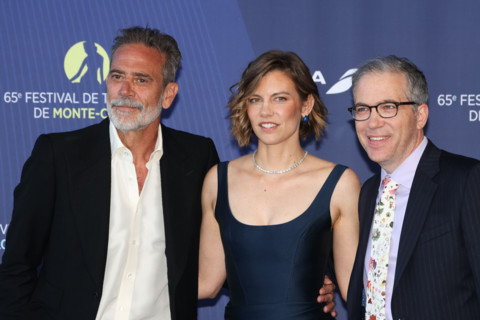 Jeffrey Dean Morgan, Lauren Cohan and Seth Hoffman