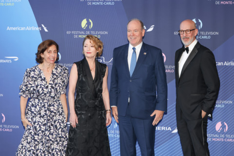 Susanne Daniels, Lesley Manville, Prince Albert II of Monaco and Joshua Seftel