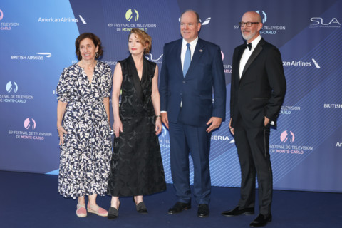 Susanne Daniels, Lesley Manville, Prince Albert II of Monaco and Joshua Seftel