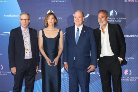 Seth Hoffman, Lauren Cohan, Prince Albert II of Monaco and Jeffrey Dean Morgan