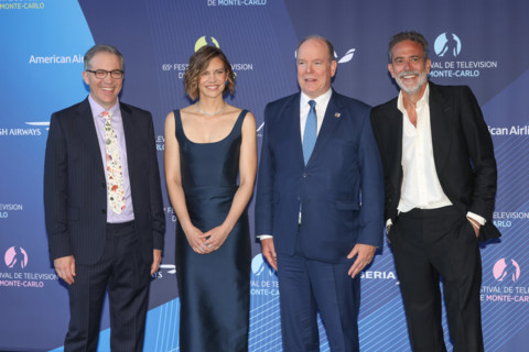 Seth Hoffman, Lauren Cohan, Prince Albert II of Monaco and Jeffrey Dean Morgan