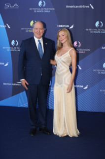Prince Albert II of Monaco and Ester Expósito