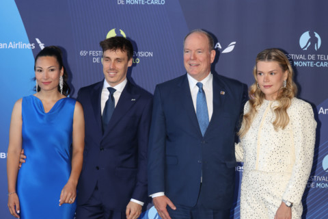 Marie Ducruet, Louis Ducruet, Prince Albert II of Monaco and Camille Gottlieb