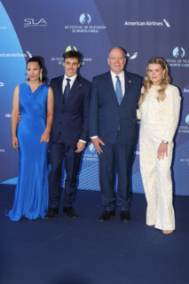 Marie Ducruet, Louis Ducruet, Prince Albert II of Monaco and Camille Gottlieb