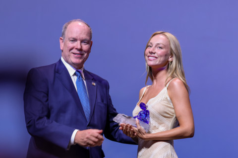 Prince Albert II of Monaco and Ester Expósito