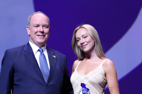 Prince Albert II of Monaco and Ester Expósito