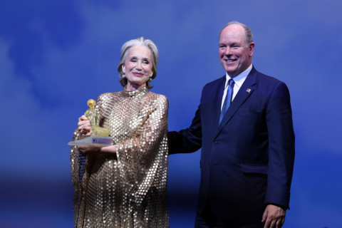 Prince Albert II of Monaco and Kristin Scott Thomas