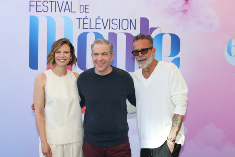 Lauren Cohan, Seth Hoffman and Jeffrey Dean Morgan