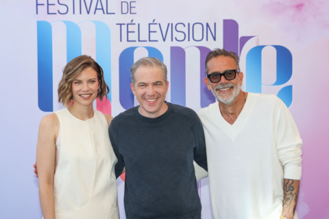 Lauren Cohan, Seth Hoffman and Jeffrey Dean Morgan