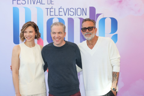 Lauren Cohan, Seth Hoffman and Jeffrey Dean Morgan